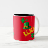 ST. PATRICK'S DAG TWEEKLEURIGE KOFFIEMOK (Voorkant rechts)