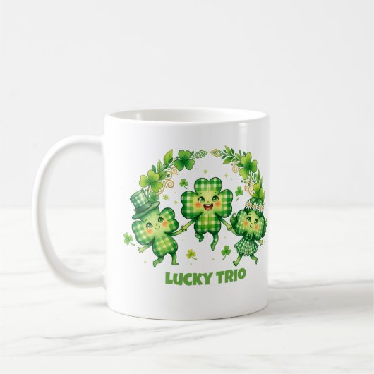 St. Patrick's Dag vieren Koffiemok (Links)