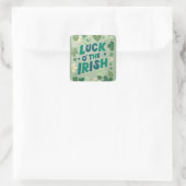 St. Patrick's dag Vierkante Sticker (Tas)