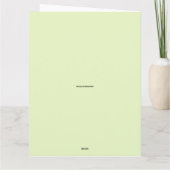 ST. PATRICK'S DAG VRIENDEN KAART (Achterkant)
