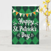 St. Patricks Dag Vrolijke Kaart (Gele Bloem)