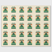 St Patricks Dag Wee Little Hooligan Funny  Cadeaupapier (Vlak)