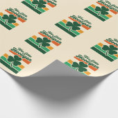 St Patricks Dag Wee Little Hooligan Funny  Cadeaupapier (Hoek)