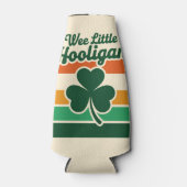 St Patricks Dag Wee Little Hooligan Funny Flesjeskoeler (Voorkant)