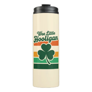 St Patricks Dag Wee Little Hooligan Funny Thermosbeker