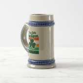St Patricks Dag Wee Little Hooligan Grappig Bierpul (Voorkant links)