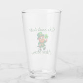St. Patrick's Dag Wie Heeft Geluk Nodig Ik Heb Cha Glas (Achterkant)