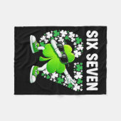 St. Patrick's dag zes zeven 6 7 meme klaver kinder Fleece Deken (Voorkant (Horizontaal))