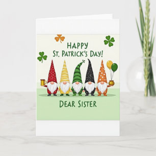 St. Patrick's Dag Zuster Kaart