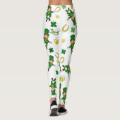 St Patricks dagpatroon Leggings (Achterkant)