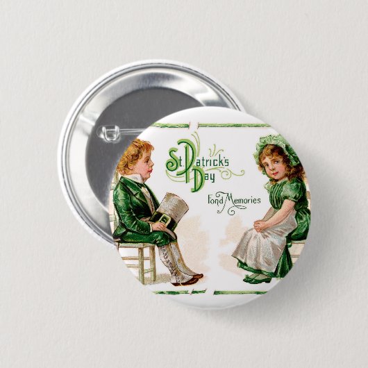  St Patrick's Dat Button (Voorkant /achterkant)