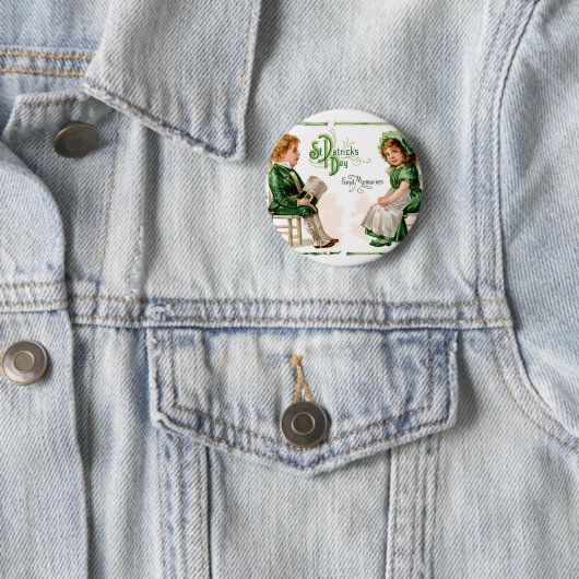 St Patrick's Dat Button (In situ)