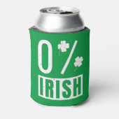 St. Patrick's Day 0% Iers Klavertjevier Blikjeskoeler (Blikje Achterkant)