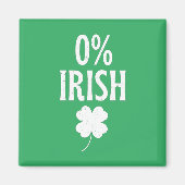 St Patrick's Day 0% Iers Magneet (Voorkant)