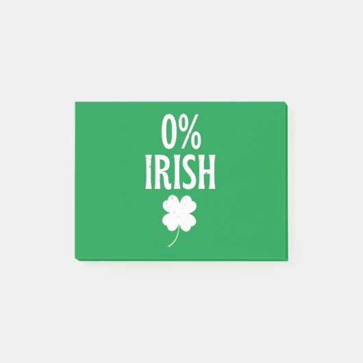 St Patrick's Day 0% Iers Post-it® Notes (Voorkant)