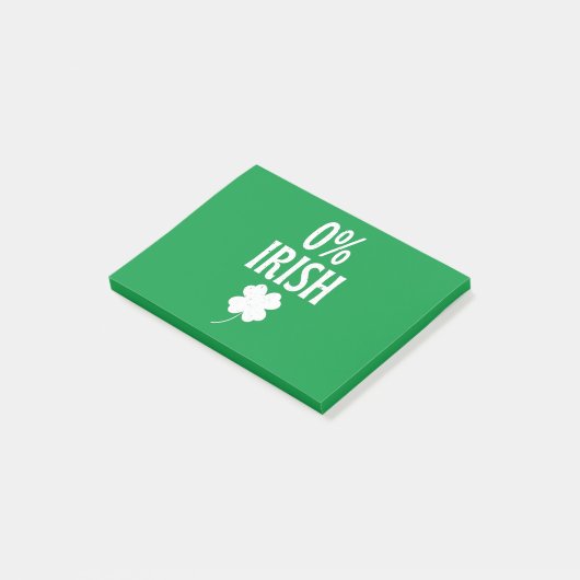 St Patrick's Day 0% Iers Post-it® Notes (Schuin)