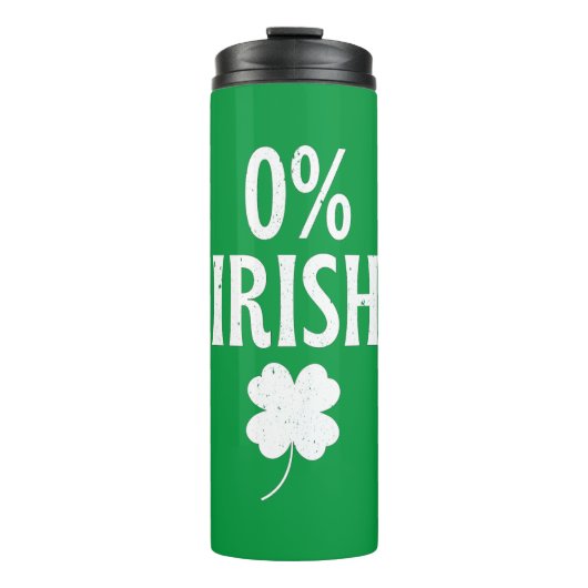 St Patrick's Day 0% Iers Thermosbeker (Voorkant)