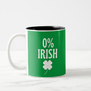 St. Patrick's Day 0% Iers Tweekleurige Koffiemok
