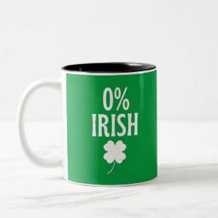 St Patrick's Day 0% Iers Tweekleurige Koffiemok