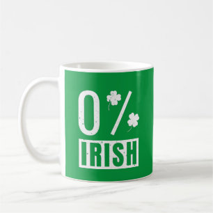 St. Patrick's Day 0% Iers Vierbladige Klaver Koffiemok