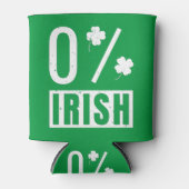 St Patrick's Day 0% Irish Four Leaf Clover Blikjeskoeler (Voorkant)