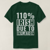 St Patricks Day 110 Irish Roots Ireland Funny Iris T-shirt (Design voorkant)
