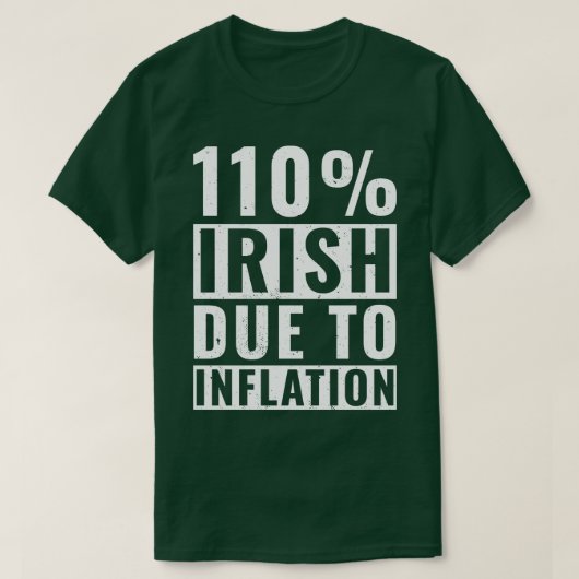 St Patricks Day 110 Irish Roots Ireland Funny Iris T-shirt (Design voorkant)