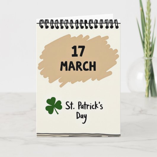 St. Patrick's Day 17 maart kaart (Voorkant)
