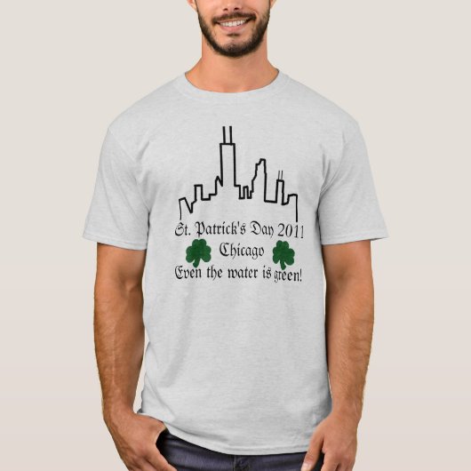 St. Patrick's Day 2011 Chicago T-shirt (Voorkant)