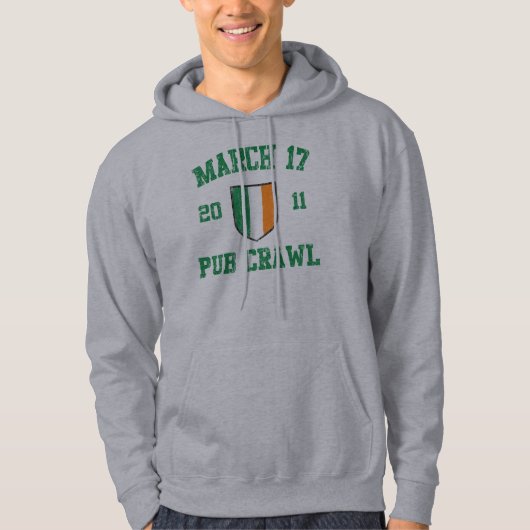 St. Patrick's Day 2011 Sweatshirt met capuchon (Voorkant)