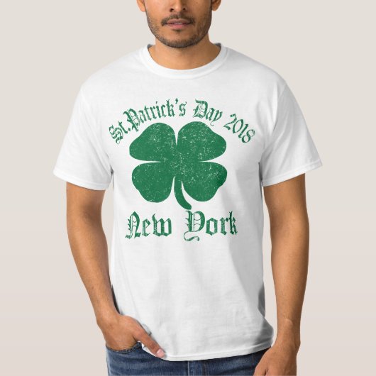 St.Patrick's Day 2018 New York T-shirt (Voorkant)