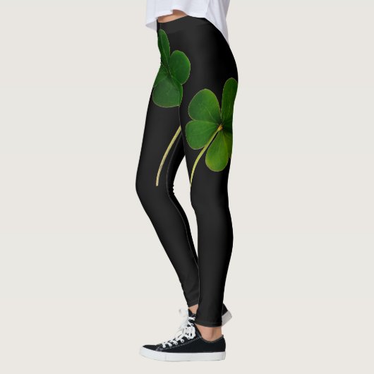 St Patrick's Day 2020 Irish Shamrock Green Text Leggings (Links)