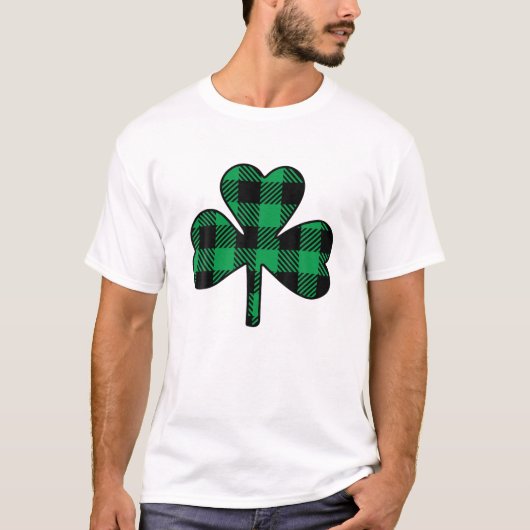 St Patrick's Day 2022 Shamrock Play Pattern March T-shirt (Voorkant)
