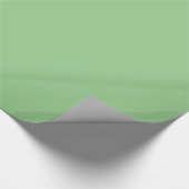 St Patrick's Day 2024 Sage Green Elegant Classy Cadeaupapier (Hoek)