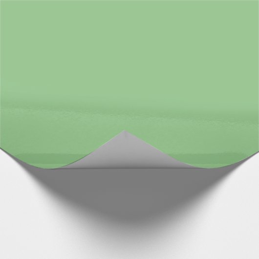 St Patrick's Day 2024 Sage Green Elegant Classy Cadeaupapier (Hoek)