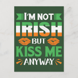 St. Patrick's Day 2026: Kus me, ik ben Iers, Smara Feestdagenkaart