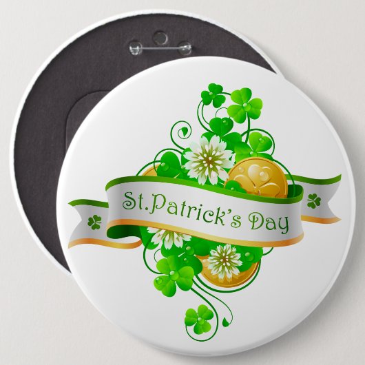 St. Patrick's Day 20 Button (Voorkant /achterkant)