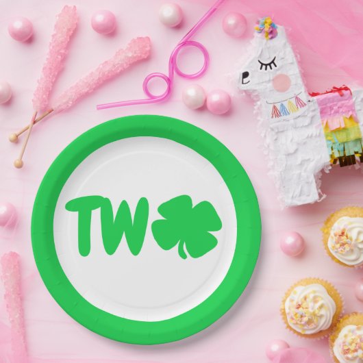 St Patrick's Day 2e verjaardag Papieren Bordje (Feest)