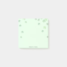 St patrick's day 3 bladklaver Groen pastel Post-it® Notes