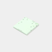St patrick's day 3 bladklaver Groen pastel Post-it® Notes (Schuin)
