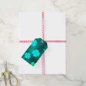 St. Patrick's Day 4 Blad Klaver Cadeaulabel (Met Touw)