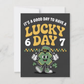 St. Patrick's Day 67 Meme Feestdagenkaart (Voorkant)