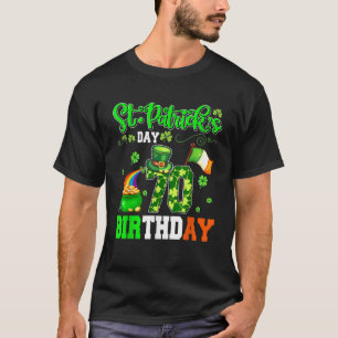 St Patrick's Day 70 Verjaardag Grappig 70ste Verja T-shirt
