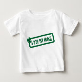St Patrick's Day A Wee Bit Irish Baby T-shirt (Voorkant)