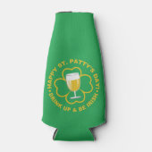 St. Patrick's Day aangepaste naam fles koeler (Voorkant)