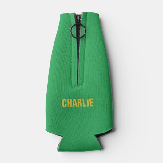 St. Patrick's Day aangepaste naam fles koeler (Achterkant)