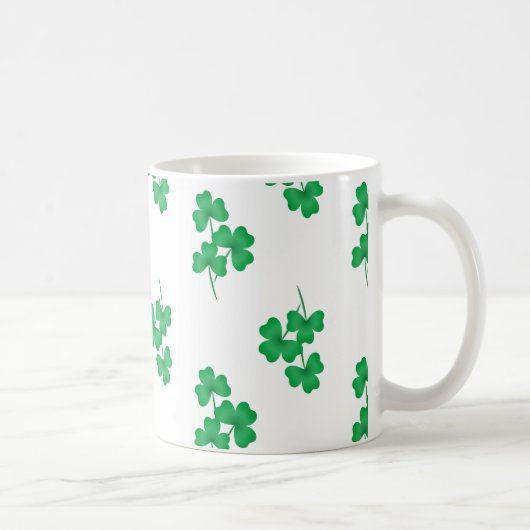 St. Patrick's Day aangepaste shamrock mok (Rechts)
