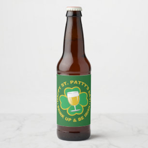 St. Patrick's Day aangepaste tekst bierlabels Bier Etiket