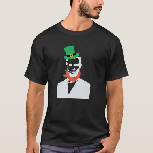 St Patrick's Day Abraham Lincoln Shirt (Voorkant)