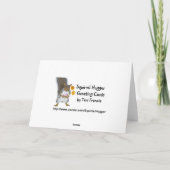 St. Patrick's Day Abstracte Ierse Note Kaart (Achterkant)